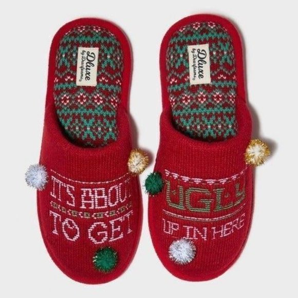 dluxe by dearfoams slippers